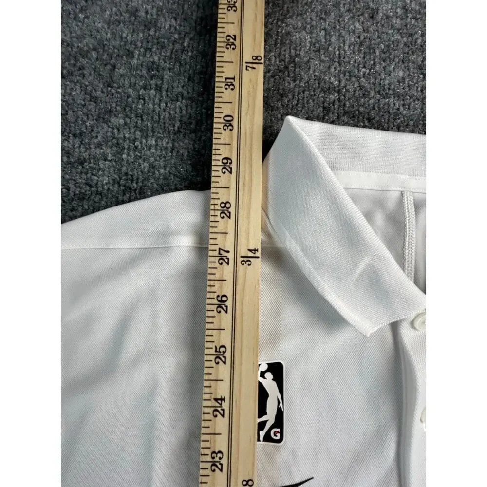 Nike Stockton Kings G League White Basketball Polo Shirt Men’s Small NWT